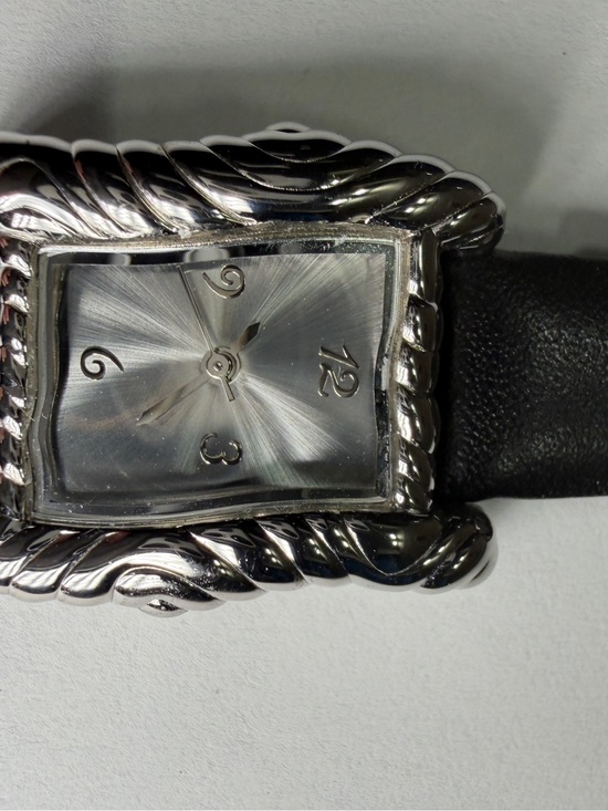 Vintage Angela Cummings Studio Wavy Tank Watch 925 Sterling‎ Silver with case main image 10